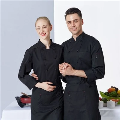 Jaket Koki Eksekutif dan Setelan Apron